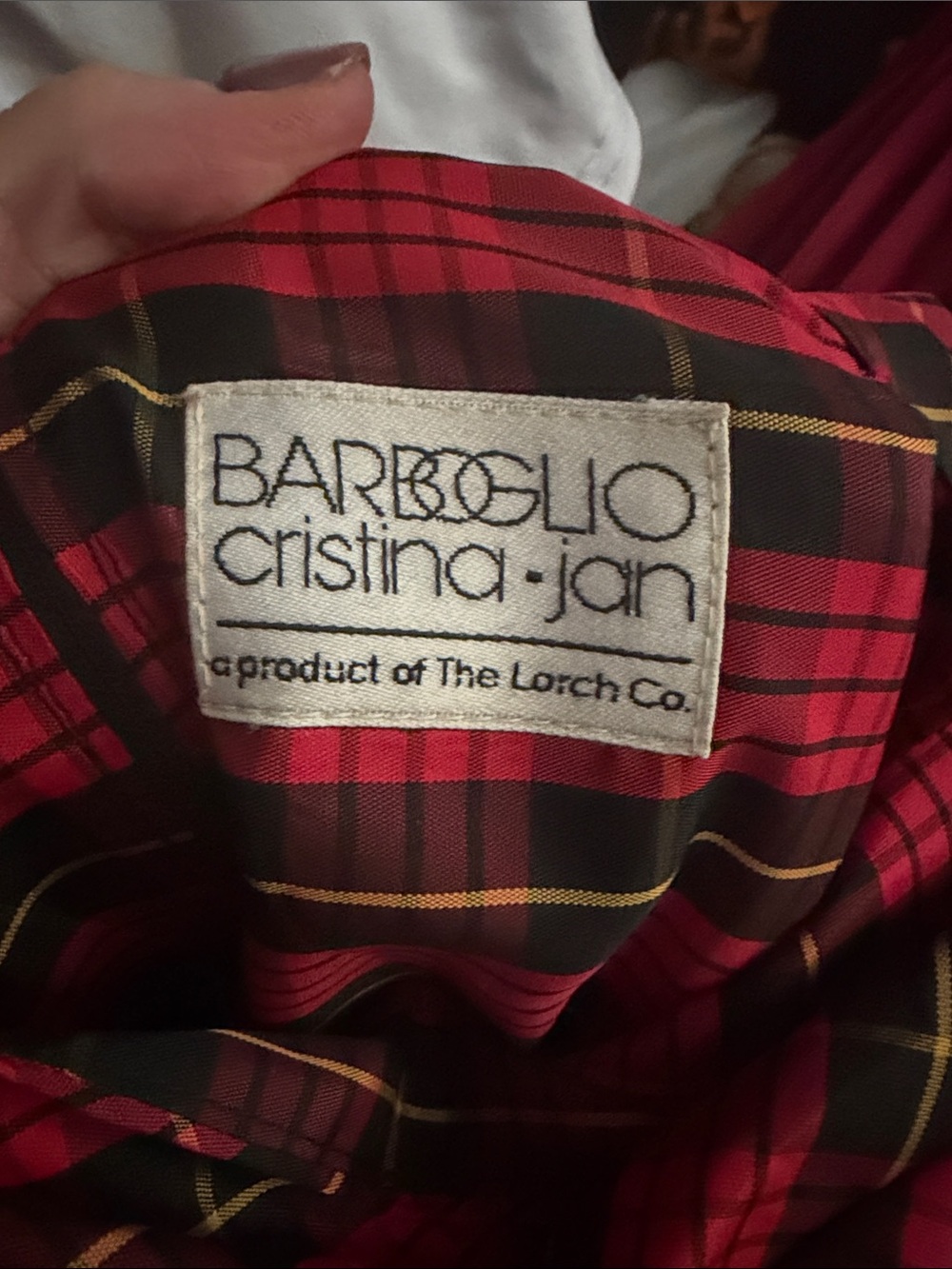 Red Plaid Puff Sleeve Maxi Dress - Classic Tartan - Never Worn - Picture 4 of 4